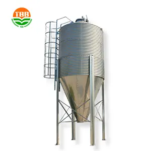 Silo penyimpanan biji baja silo galvanis lembar baja silo 10 20 30 ton