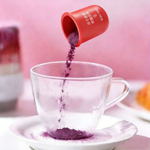 China Hoge Kwaliteit Concurrerende Prijs Ondersteuning Aangepaste Verpakking Directe Vriesdroging Dubbel Bloemblaadje Rozenpoeder voor Cold Brew - Product Image 4