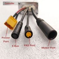 Kit de conversion de vélo électrique Funkywheel 36V 250W LCD pour roue arrière 16-29 pouces 700C pour vélo et vélo électrique