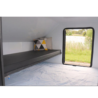 Camping-car de luxe remorquable avec climatisation et éclairage LED pour les voyages en famille