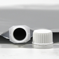 Buse à presser en feuille d'aluminium argent, 18 pièces, 50ml 100ml 150ml, buse à presser, gelée d'eau, sacs d'emballage
