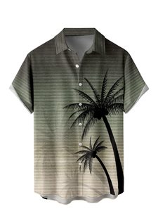 Camicie hawaiane da spiaggia stampate da uomo con <span class=keywords><strong>Aloha</strong></span> floreale Casual Casual a maniche corte estive di Design gratuito - Product Image 6