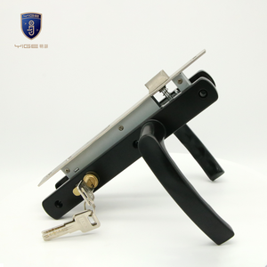 Vendite dirette della fabbrica leva di bloccaggio della <span class=keywords><strong>porta</strong></span> pannello nero <span class=keywords><strong>pvc</strong></span> <span class=keywords><strong>serratura</strong></span> della <span class=keywords><strong>porta</strong></span> - Product Image 3