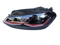 Pour les modèles Golf 7.5 GTE/GTI, phare LED 12V 6000K avec lignes bleues/rouges/blanches, 3 configurations