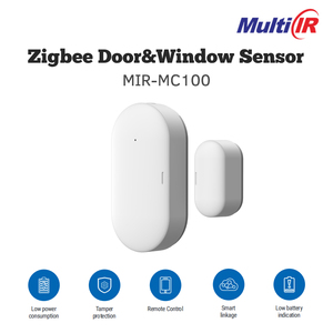 เซ็นเซอร์ตรวจจับประตู/หน้าต่างอัจฉริยะ ZigBee วัสดุ ABS ใช้พลังงานต่ำ ระบบเตือนภัยไร้สาย ติดตั้งง่าย รองรับ Android ใช้งานร่วมกับ Tuya Smart Life Home - Product Image 1