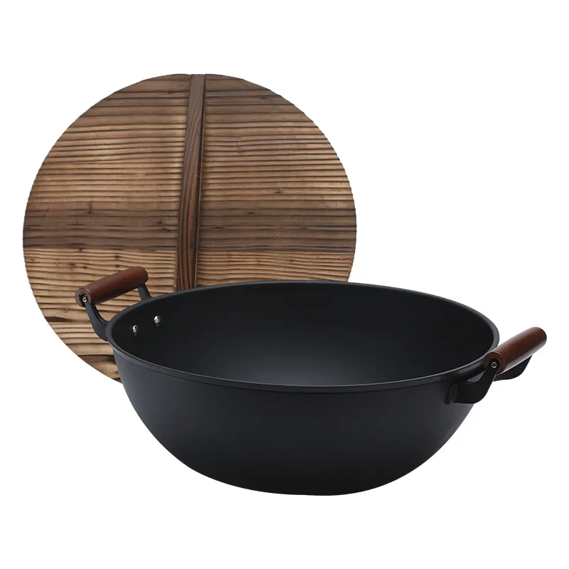 non stick carbon steel black Cookware saucepot fry pan saucepan