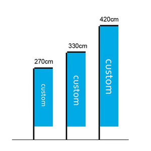 ธงลายขนนกสำหรับโฆษณาส่งเสริมการขายธงลายขนนกแบบออกแบบได้ตามต้องการธงชายหาด - Product Image 5