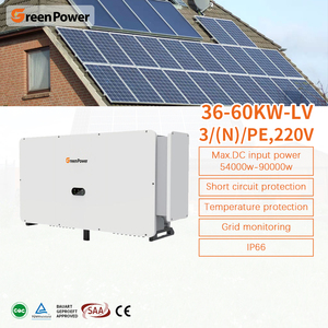 Greenpower Ip66 36kw 40kw 50kw 60kw Trifásico de Doble Salida, Conectado a la Red, Onda Sinusoidal Pura, Solar con Controlador MPPT Asp-36-60ktlc-lv - Product Image 1