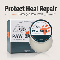 Bálsamo para Patas de Mascotas, Perros y Gatos, Protección Natural, Reparación de Almohadillas Secas y Agrietadas, Hidratante y Calmante, 60g, OEM, ODM, Marca Privada