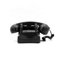 Beawin rétro à l'ancienne téléphone mécanique cloche sonnerie Antique filaire téléphone bouton poussoir recomposition Vintage Look fixe