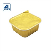 Moule à pain carré jetable en aluminium ALCHN 200 ml/7 oz, gobelet en PET pour moules à gâteaux et cupcakes