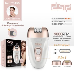 Épilateur électrique Dsp pour femmes, dispositif d'épilation rechargeable à piles pour les aisselles, les jambes et la zone du bikini - Product Image 5