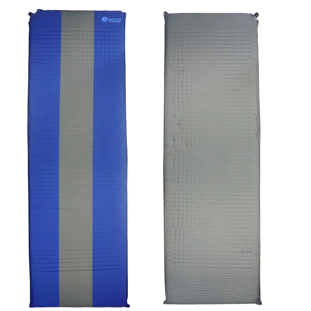 Hoge Kwaliteit Camping Lucht Mat Pvc Coating Camping Zelf-Opblaasbare Mat Outdoor Opblaasbare Mat