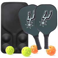 Nueva Raqueta de Pickleball de Fibra de Vidrio, Línea de Delimitación de Cancha, Juego de Caja de Regalo Multifuncional, Pala Deportiva para Exteriores, Regalo Juvenil, En Stock