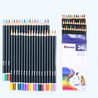 Crayons de couleur de qualité Bview Art Professionals, 36 couleurs, pour artistes adultes, crayons de couleur pour la coloration