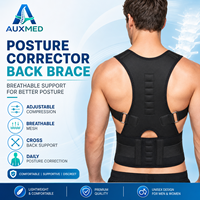 Ceinture de soutien lombaire magnétique en nylon personnalisée OEM, correcteur de posture, attelle dorsale réglable et portable