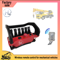Control Remoto Inalámbrico a Prueba de Agua de Metal y Plástico para Camiones, Grúas y Vehículos Mecánicos, 1 Año de Garantía (Modelo Rojo)