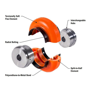 Accouplements orange à couplage direct Rexnord E100 - Product Image 6