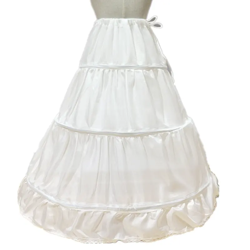 Vestido de noiva infantil, vestido de casamento com cor branca HPCS-0022