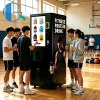 Distributeur automatique de poudre protéinée en libre-service avec mélange automatique et connexion Wi-Fi Cloud pour le fitness
