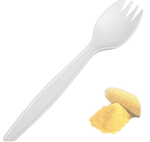 Mini-couverts jetables en PLA (cuillère et <span class=keywords><strong>fourchette</strong></span>) – Emballage individuel – Tendance et populaires pour fêtes et hôtels – Desserts épaissis - Product Image 5