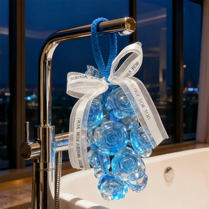 Натуральное мыло ручной работы с ароматом розы, в форме розы, для всего тела, с эфирными маслами, ароматизированное розой - Product Image 2