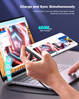 Cable USB Tipo-C Plano Compacto de 90 Grados OEM/ODM, Carga Rápida de 60W, Material de Nailon para Teléfonos Móviles