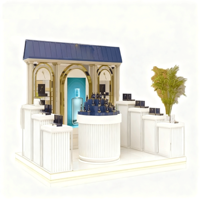 Vitrine de présentation de parfum en bois pour magasin de parfum, vitrine de présentation de parfum, utilisation en centre commercial