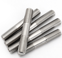 Factory Custom Double End Stud Screw Double End Stud Bolt M2-M64 Equal Thread Length Both Ends Fully Threaded Stud Screw Rod