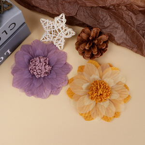Fleurs Artificielles en Soie Microfibre Camélia pour Accessoires Cheveux, Chaussures, Sacs, Vêtements, Décoration – Collection Été 2025 – Vente en Gros - Product Image 3
