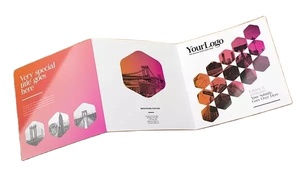 Servicio de Impresión Personalizada de Folletos A4/A5 en Papel Couché, Impresión a Todo Color, Doble Cara, Laminado Mate/Brillante, con Relieve y Plegado en Tres Partes - Product Image 1