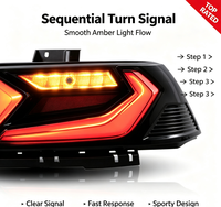 Geeignet für 2014-2015 Chevrolet Camaro Auto LED-Rücklicht-Baugruppe Modifikation Bremslicht Nebelschlusslicht