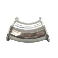 Raccord Sanitaire en Acier Inoxydable 304 316 Lisse, Coude de Soudure à 45 Degrés, Norme ISO IDF 1 Pouce, Classe 125 - Vente Chaude