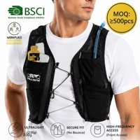Gilet d'hydratation minimaliste pour la course à pied, pour hommes et femmes, capacité 8L, multi-poches, pour le fastpacking et l'entraînement quotidien