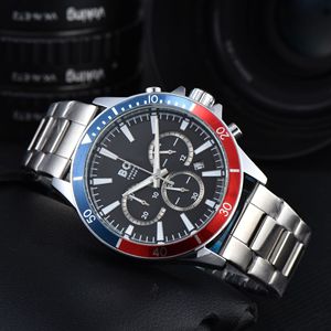 Reloj Deportivo Elegante con Bisel Multicolor Deslumbrante, Cronógrafo de Cuarzo para Hombre - Product Image 1