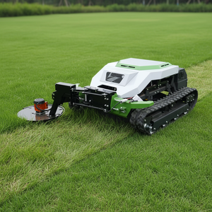 free shipping CE EPA 900mm crawler tracked remote mower 452cc engine grass cutter commercial slope garden machine - Product Image 3