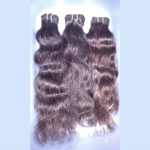 ผมมนุษย์100% ผมต่อแบบไม่ผ่านกระบวนการผมต่อแบบหยิกลึกทำจากหนังแท้ - Product Image 1