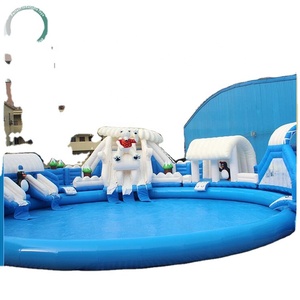 2020 de alta calidad inflable tobogán de agua <span class=keywords><strong>con</strong></span> piscina <span class=keywords><strong>con</strong></span> el mejor precio - Product Image 1