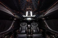 Kit intérieur de luxe noir et or pour Mercedes Vito V-Class W447, écran tactile, accoudoir, sièges pivotants, table relevable, toit étoilé, OEM