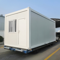 Maison préfabriquée en conteneur pliable, respirante, à structure en acier |   Maison mobile à montage rapide pour bureau temporaire/dortoir