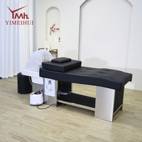 Tempat Cuci Rambut Keramik dengan Rangka Stainless Steel untuk Salon Kecantikan, Pijat Kepala, dan Perawatan Keramas
