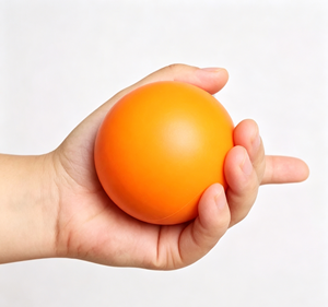 Balle de massage en PU élastique et anneau de préhension – Équipement médical de rééducation précoce, jouet sensoriel pour enfants, balle de massage des fascias pour les pieds - Product Image 6