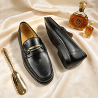 Mocassins Penny Classiques Britanniques pour Hommes en Cuir Véritable – Chaussures Décontractées et Habillées Style Luxe Designer 2026