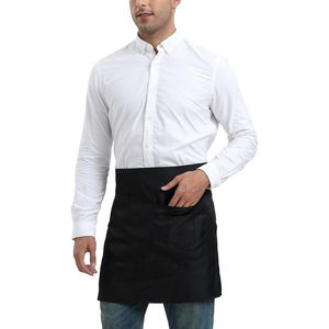 Delantal de Cintura Unisex FOXA para Bistro, 27X18, de Algodón, para Camareros, Uso en Restaurantes y Bares - Product Image 2