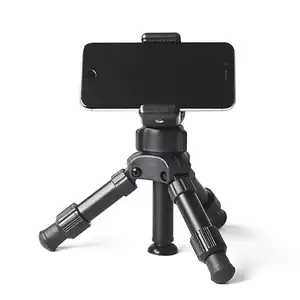 Fotoğraf ve Video profesyonel ekipman alüminyum Tripod topu kafa ile Mini masa Tripod alüminyum alaşım Tripod