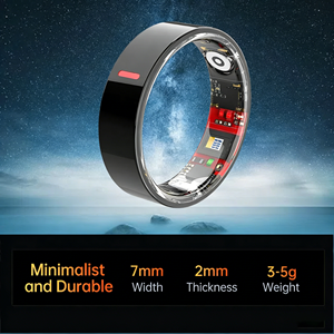 Умное кольцо для удаленного мониторинга здоровья: пульс, кислород в крови, сон, подсчет шагов, фитнес-трекер - Product Image 1