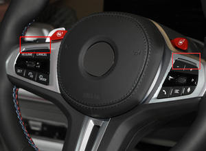 <span class=keywords><strong>Volante</strong></span> de coche adecuado para <span class=keywords><strong>BMW</strong></span> New <span class=keywords><strong>X3</strong></span>/4/5/6/7/8 Series Z4 G30 G14 G05 G08 G29 Placa de cubierta de <span class=keywords><strong>volante</strong></span> de fibra de carbono posterior - Product Image 6