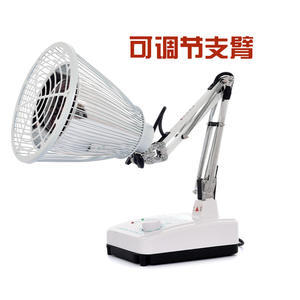 Lampe chauffante infrarouge médicale Hengming, tête rotative à 360 degrés, appareil de thérapie à domicile, corps en plastique blanc - Product Image 4