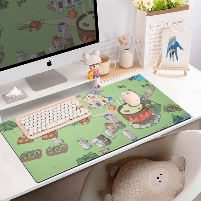 Custom Gaming Mouse Pad for PC Laptop-Ergonomic Design Non-slip Rubber Sole Customizable Size in Stock