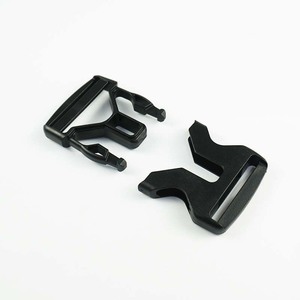Jiuyuan Plastic Side Release Buckle Black Adjustable <b>Webbing</b> Buckle For Bags Durable Wear Resistant - Product Image 2